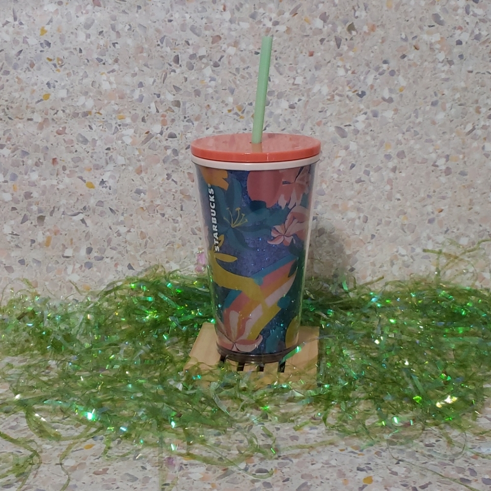 2021 Starbucks 🐰 Easter Blue Glitter Tumbler